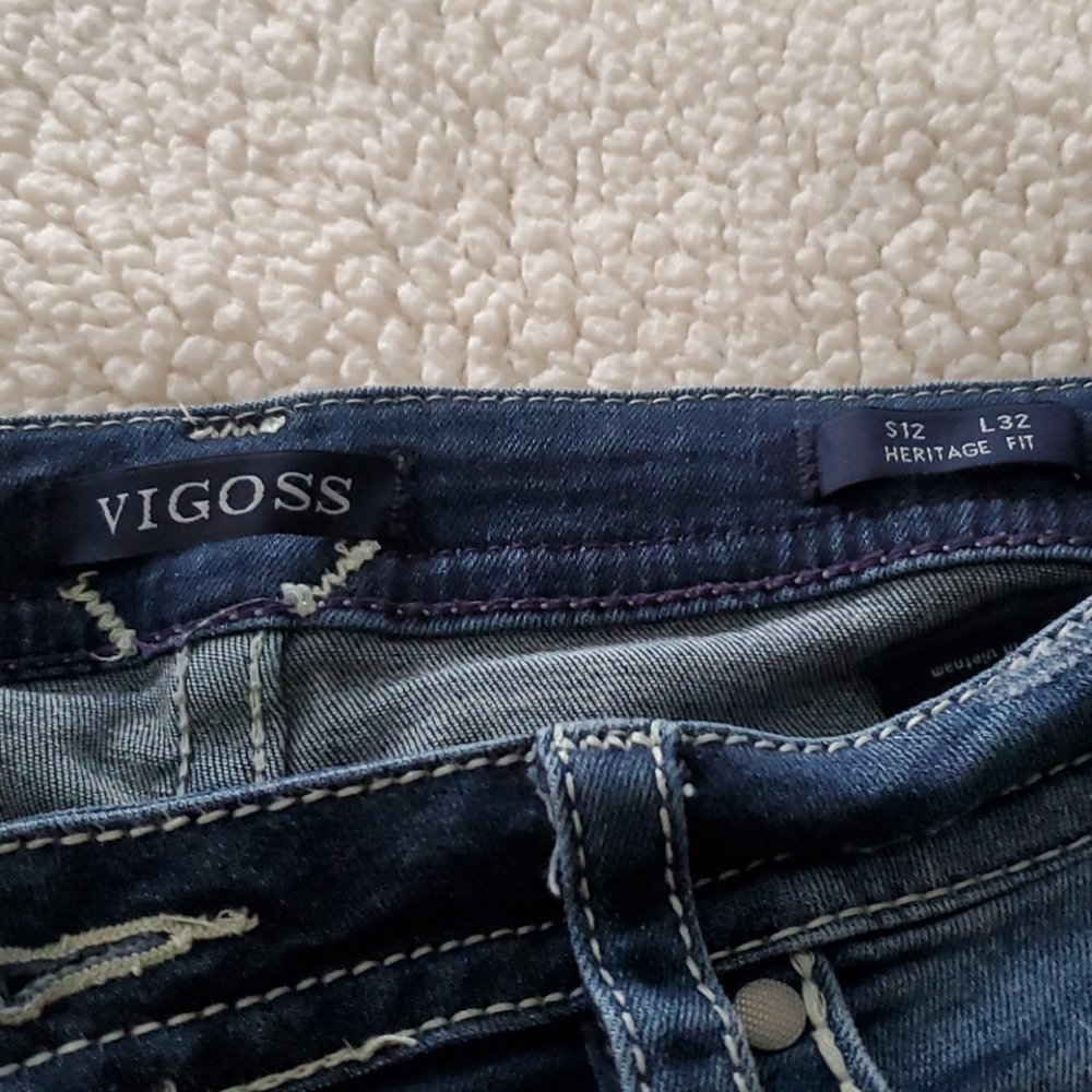 Vigoss Heritage Fit Slim boot cut Jeans